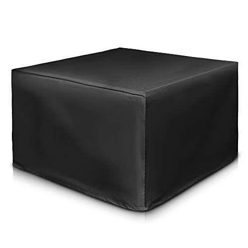 FiNeWaY Heavy Duty Rattan Cube Cover Outdoor Garden Patio Table Chair Seat Furniture Rain Waterproof Protector Protection Size 120cm x 120cm x 74