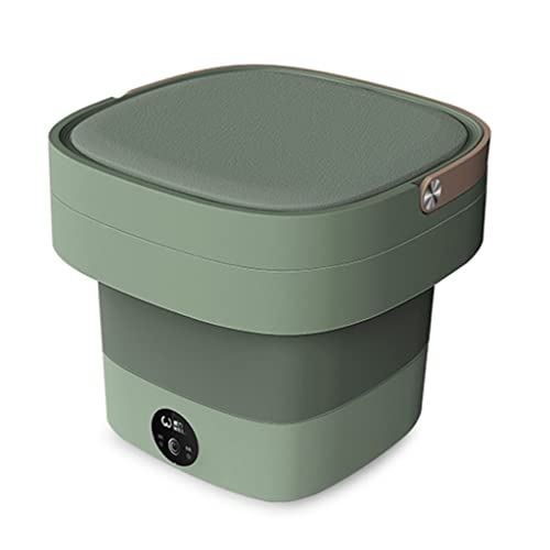 XYZMDJ Folding Washing Machine Portable Small Household Wash Underwear Panties Socks Washing Machine Shoes Machine (Color : Purple)