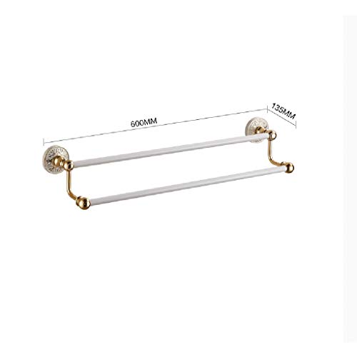 N/A Towel rack - Towel Rail Single Rod Bathroom or Kitchen Hand Towel Bar Screw Wall Mounted Towel Holder Hanger
