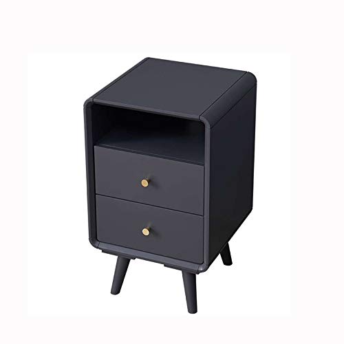 JYDQM Color Simple Bedside Table, Mini Bedroom Furniture with Two Drawers, Saving Space, Bedside Table