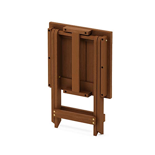 Furinno Patio Tables, Wood, Natural, one size