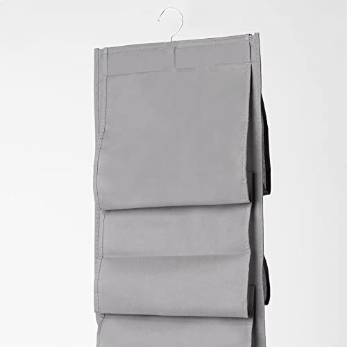 OHS Hanging Shoe Rack, Hanging Storage Vertical Shoe Rack Wardrobe Storage Organiser Large Pockets Shoe Racks Storage 12 Pocket Organiser, Charco