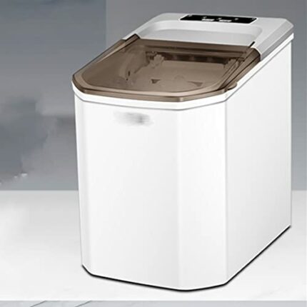 XIAOJUN Ice Making Machine Home Mini Dormitory Automatic Round Ice Making Machine Commercial Milk Tea Shop Ice Making Machine (Color : A, Size :