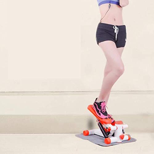 N/A Stepper of Exercise Protable Stand Up Stepper for Home Use Adjustable Height and Resistance Orange 38.5 * 31 * 36cm