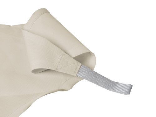 Kookaburra 3m x 2m Rectangle Water Resistant Garden Patio Sun Shade Sail Canopy 96.5% UV Block with Free Rope (Ivory)