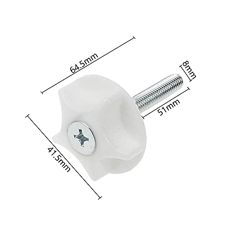 PLCatis Headboard Bolts M8 x4 Headboard Fixings Easy Fit Headboard Screws And Washers Strong Hold Bed Headboard Bolts Fittings for Divan Bed UK P