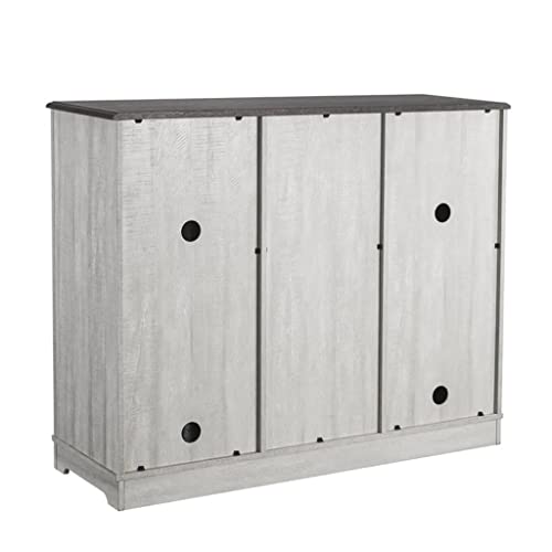 DSHGDJF Kitchen Sideboard With X-Shaped Sliding Doors And Storage Shelves Wine Cooler Wooden Storage Buffet For Kitchen