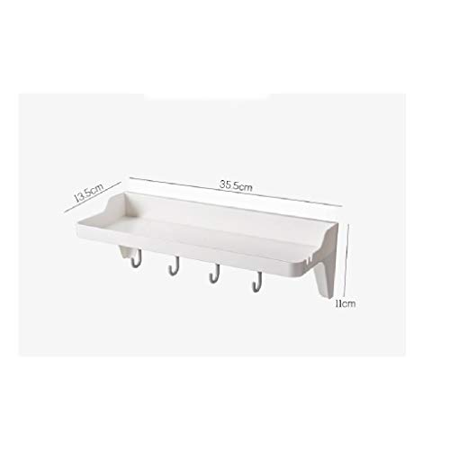 N/A Towel rack - Towel Bar Single Rod Towel Rack with Hook Wall Mount Bathroom Towel Holder