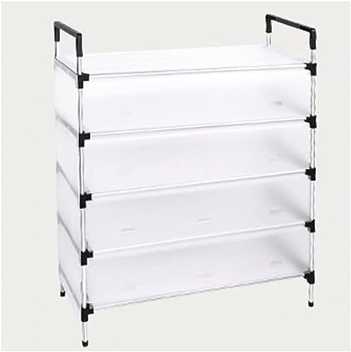KRHINO Shoe Rack 4 Tiers And 5 Tiers Shoe Rack Organizer For Entryway, Stackable Shoe Shelf Shoe Racks For Bedroom Closet (Color : 5, Size : 80CM