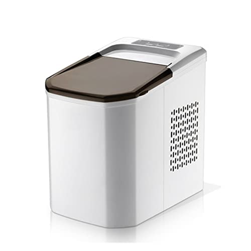 XIAOJUN Automatic Ice Maker Commercial Mini Bullet Round Ice Cube Block Making Machine Small bar Milk Tea Shop (Color : A, Size : 325 * 305mm)