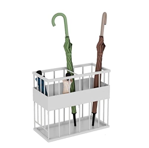 OUSIKA Umbrella Stands,Umbrella Holder Metal Umbrella Stand with Drip Tray Iron Umbrella Rack Hotel Lobby Umbrella Storage Bucket Umbrella Holder