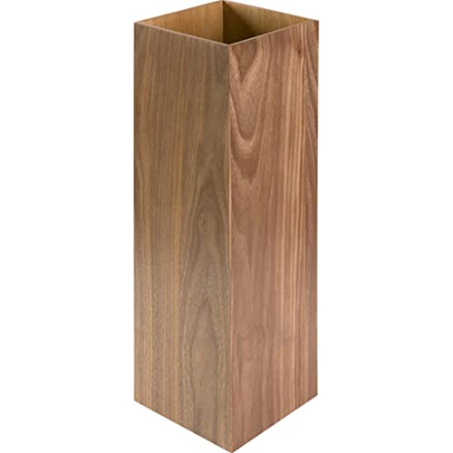 SBSNH Wooden Umbrella Stand Organizer Freestanding Home Corridor Entrance Storage Umbrella Bucket