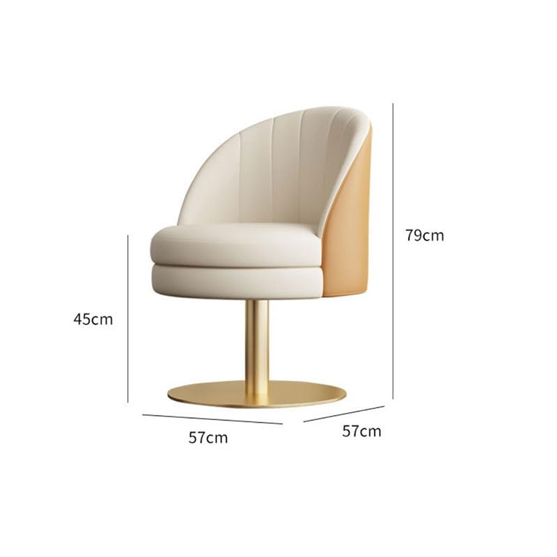 LUKEO Dinning Chair Table Back Arm Lounge Dining Chair Bedroom Kitchen Relax Interior Decoration