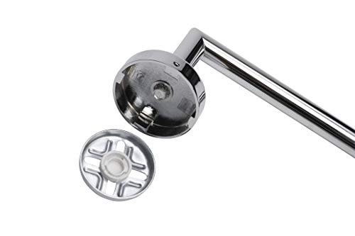 Croydex Flexi-Fix Epsom Towel Bar, Metal, Chrome, 54 x 272 x 78mm