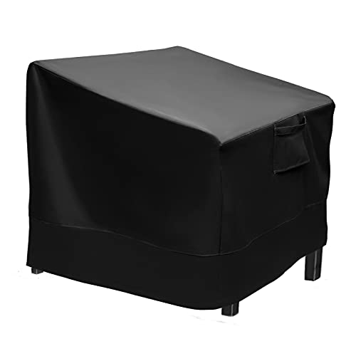 SINGFNH 210D Polyester Oxford Patio Chair Cover, Lounge Deep Seat Cover, Heavy Duty Durable and Waterproof Outdoor Lawn Patio Furniture Covers(Bl