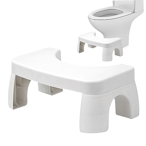 HoveeLuty Toilet Stool for Adults Kids Non-slip Poop Stool Types C fit storage Squatting Stool 35 Degree Bathroom Step Stools for Squat Posture t