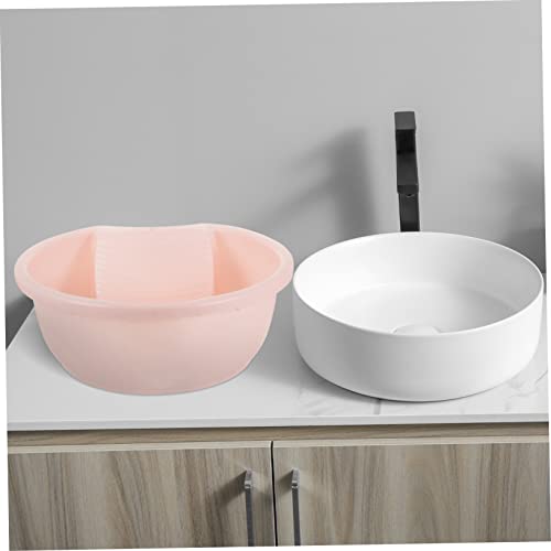 Kisangel Baby Wash Basin Student Household Plastic Pink Laundry Tub