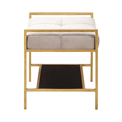 Modern Entryway Bench Shoe Storage Bench,Velvet Upholstered Shoe Bench Shoe Organizer Furniture,Premium Shoe Rack Bench Entry Decor-White 80x35x4