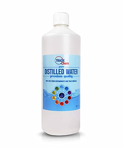 Distilled Water - 100% Ultra Pure Water (Blue) (1L)