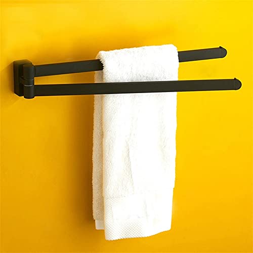 HIGOH Towel Racks, Towel Rail for Bathroom,Hand Towel Holder,Wall Mounted Rotating Towel Tack,Towel Holder Towel Bar Bathroom Accessories