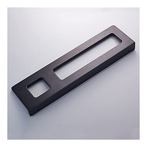 HIGOH Towel Racks,Towel Holder Towel Rail for Bathroom, Hand Towel Holder Towel Bar and Toothbrush Cup, Space Aluminum in the Bathroom Wall Mount