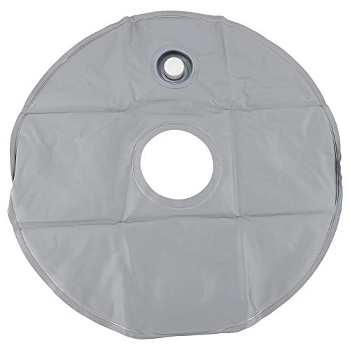 Raguso Portable Weight Bag Foldable PVC Round Outdoor Umbrella Base Holder Feather Flag Base Weight Bag Filled with Water for Outdoor Patio Beach