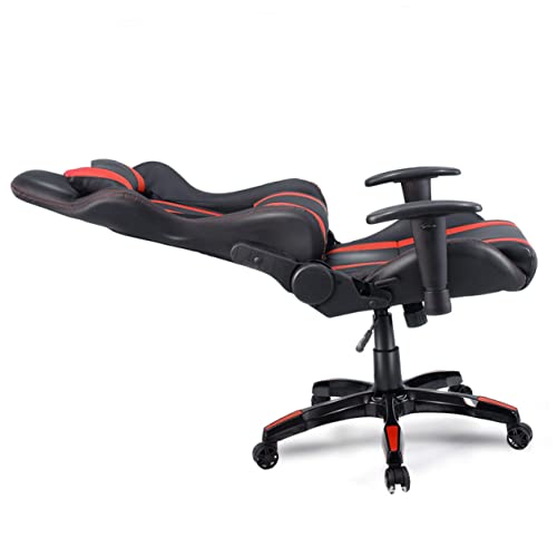 Homoyoyo Racing Gaming Chair 180 Degree Seat Angle Adjustment Racing Chair Angel Adjuster Gaming Chair Adjustable Armrest Racing Seat Back Angle