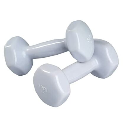 SPRI Deluxe Vinyl Dumbbells (Set of 2)