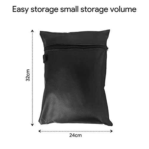 Patio Hanging Egg Chair Cover Waterproof Heavy Duty Outdoor 210D Oxford Fabric Swing Egg Chair Cover with Zipper, 115x190cm