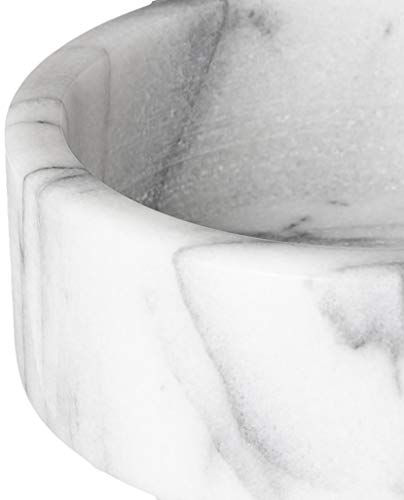 Fox Run 48758 Marble Wine Stand, Stoneware, White