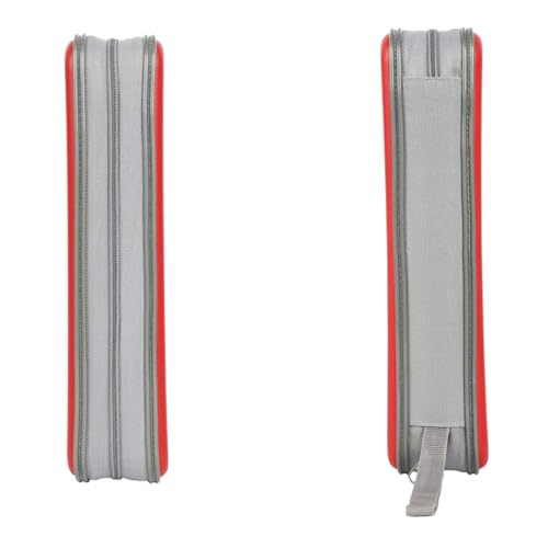 Storage bagCD Holder CD Case Wallet DVD Binder DVD Organizer Storage Bag Hard Plastic 80 Capacity Portable Red