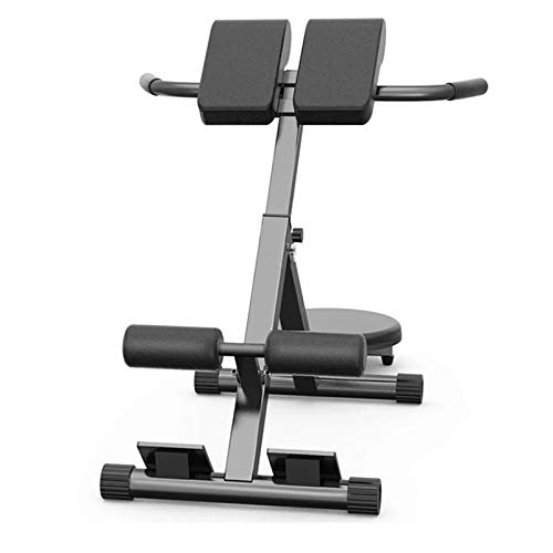 ZXYWW Folding Roman Chair, Adjustable Bench Roman Indoor Fitness Equipment with Waist Training and Push-Ups, Strength Training Back Machines