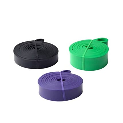 CZDYUF Resistance Band Exercise Elastic Band Workout Ruber Loop Strength Pilates Fitness Equipment Training Expander Unisex