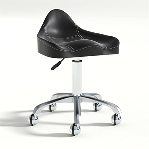 AANAN Stools,Ergonomic Rolling Stool Beauty Stool, Height Adjustable Swivel Stool on Wheels, Heavy Duty Stool for Salon, Massage, Bar, Office,Cli