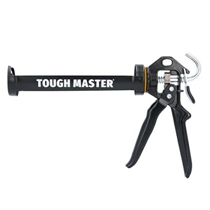 TOUGH MASTER Caulking Gun Professional Sealant Gun Adhesive Application Gun for 310 ml Cartridges Caulks, Sealants, Silicones, Durable Heavy Duty
