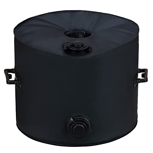 RELEDESA 1000D Round Umbrella Base Weight Bag, Up to 100 lbs Water, Parasol Base Weights Bag with 2 Handles, Suitable for 3.15" Diameter of Outdo