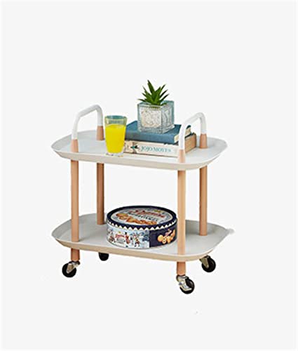 BHVXW Home Three-layer Removable Dining Trolley Home Kitchen Storage Shelf Multi-function Utility Metal Cart (Color : D, Size : 1pcs)