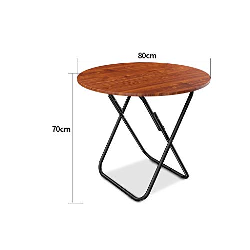 LXXSH Round Table,Portable Camping Table Lightweight Folding Table Compact Table Small Table
