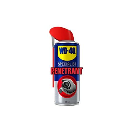 WD-40 Specialist Penetrant Spray - Professional-Grade Lubrication for Mechanics and Industrial Applications - 400ml - Rust-Busting White Formula