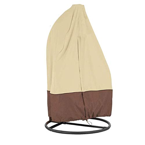 MOZX Waterproof Egg Chair Cover, 210D Oxford Fabric Heavy Duty, Egg Hanging Chair Cover with Bag, Anti-Dust Garden Furniture Cover for Indoor Out