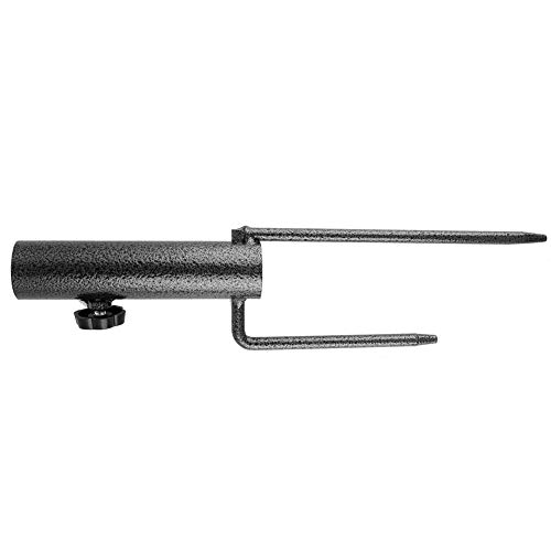 Ejoyous Parasol Anchor, Heavy Duty Metal Parasol Anchor Parasol Stand Sand Screw Stand for Umbrella Outdoor Fishing Rods 15 inch