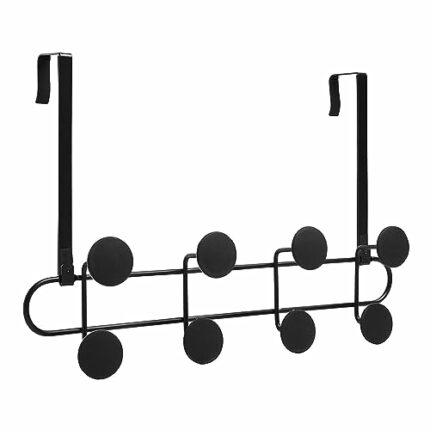 Umbra "Yook Over The Door 8-Hook Organizer, Black