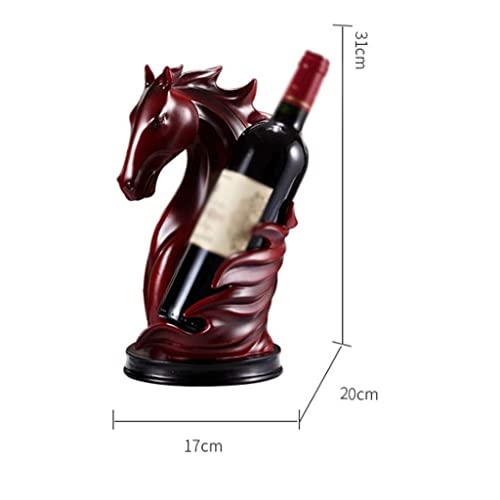 NEOCHY Resin Wine Bottle Stand, Creative Wine Rack Single Bottle Tabletop Holder for Home Decor Crafts Ornaments