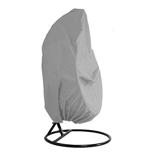 Patio Hanging Egg Chair Cover Waterproof Garden Swing Egg Chair Cover Durable Large Wicker Egg Swing Chair Covers for Single Seat Outdoor Egg Cha