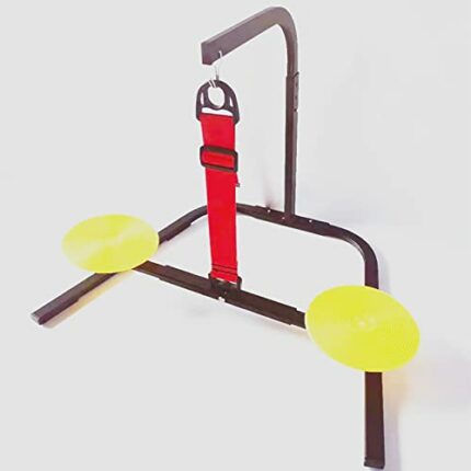 BODOLF Foot Pedal Exerciser, Foldable Portable 360 Degree Rotation Quiet Foot Leg Abdominal Muscle Exercise Pedaling Machine, Home Office Fitness