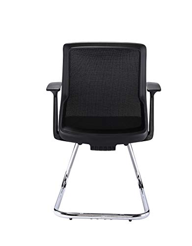 Office Hippo Desk Chair, Ergonomic Office Chair For Home & Office With Breathable Mesh Backrest, Fixed Arms For Comfort & Support, Computer Chair