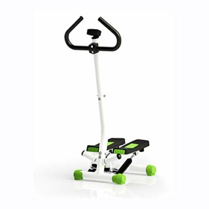 N/A Handrail Mini Stepper Machine Fitness Stepper Exerciser Men Women Slimming Weight Loss Training Sports Equipment for Hom