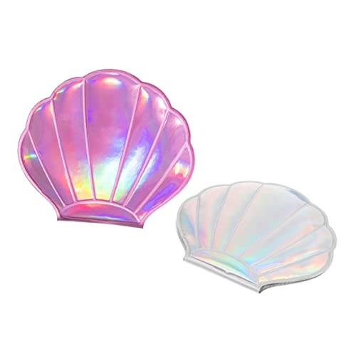 FOMIYES 8 pcs Shell makeup mirror small purse mirror mini mirrors mini vanity mirror portable carry mirror double sided makeup mirror aesthetic v