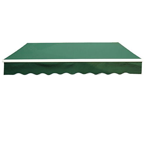 Greenbay Green Garden Patio Awning Canopy Sun Shade Shelter Replacement Fabric - 4M x 3M