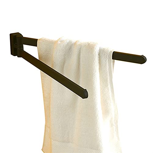 HIGOH Towel Racks, Towel Rail for Bathroom,Hand Towel Holder,Wall Mounted Rotating Towel Tack,Towel Holder Towel Bar Bathroom Accessories